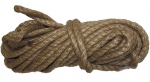 Веревка джутовая, L 10 м, крученая, D 8 мм //СИБРТЕХ