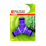 Тройник для разветвления или соединения штуцерный пластмассовый //PALISAD