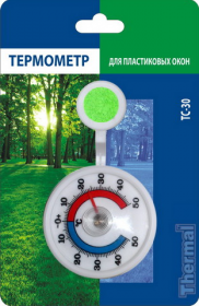 Термометр для пластиковых окон ТС-30 блистер - стрелочный