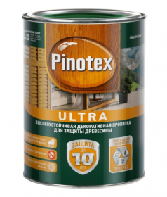 Пропитка защитная для древесины Красное дерево 1,0л Pinotex Ultra