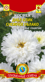 Космея Дабл Клик Снежное облако (Плазмас)